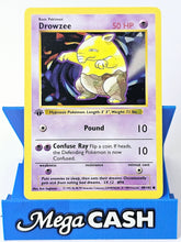 Drowzee 49/102 First 1st Edition Shadowless Base Set 1999 NM